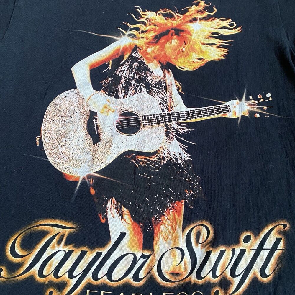 Taylor Swift Fearless Taylor’s Version Black T Sh… - image 4